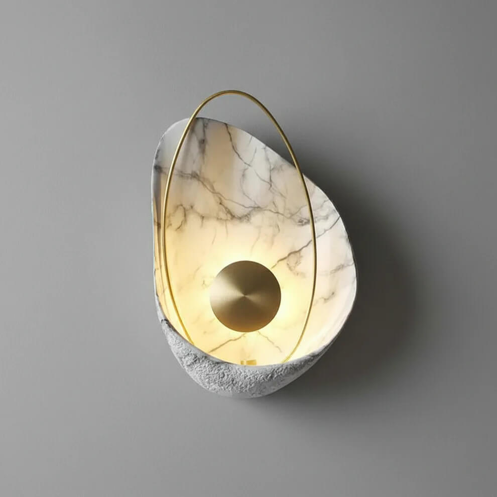 Marble Shell Wall Sconce